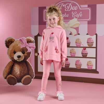 Picture of PRE ORDER A Dee Teddy Bear Bakery Molly Hoodie Legging Set - Rose Pink