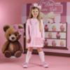 Picture of PRE ORDER A Dee Teddy Bear Bakery Miracle Handbag Jersey Dress - Pink Fairy