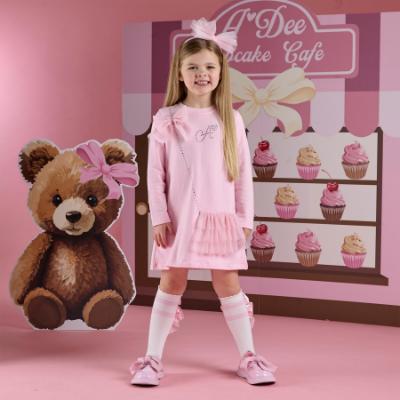 Picture of PRE ORDER A Dee Teddy Bear Bakery Miracle Handbag Jersey Dress - Pink Fairy