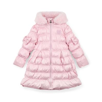 Picture of A Dee Teddy Bear Bakery Montana Padded Long Metallic Jacket - Pink Fairy