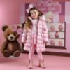 Picture of PRE ORDER A Dee Teddy Bear Bakery Montana Padded Long Metallic Jacket - Pink Fairy