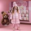 Picture of PRE ORDER A Dee Teddy Bear Bakery Montana Padded Long Metallic Jacket - Pink Fairy