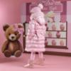 Picture of PRE ORDER A Dee Teddy Bear Bakery Montana Padded Long Metallic Jacket - Pink Fairy