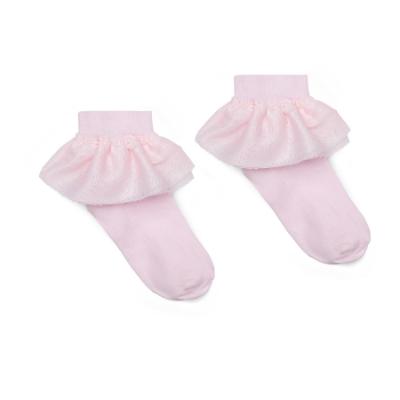 Picture of PRE ORDER A Dee Teddy Bear Bakery Loulou Frill Ankle Socks - Pink Fairy