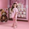 Picture of PRE ORDER A Dee Teddy Bear Bakery Mimi Short Sleeve Legging Set X 2 - Pink Fairy
