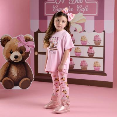Picture of PRE ORDER A Dee Teddy Bear Bakery Mimi Short Sleeve Legging Set X 2 - Pink Fairy