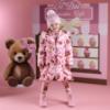 Picture of PRE ORDER A Dee Teddy Bear Bakery Lauren Bear Print Bow Jacket - Pink Fairy