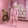 Picture of PRE ORDER A Dee Teddy Bear Bakery Lauren Bear Print Bow Jacket - Pink Fairy
