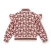 Picture of PRE ORDER A Dee Initial Icon Melody Initial Print Bomber - Chocolate Brown