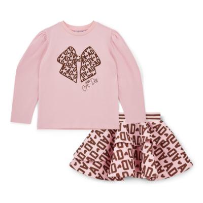 Picture of PRE ORDER A Dee Initial Icon Milan Initial Print Skirt Set X 2 - Pink Fairy