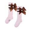 Picture of PRE ORDER A Dee Initial Icon Maeve Knee High Bow Socks - Pink Fairy