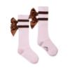 Picture of PRE ORDER A Dee Initial Icon Maeve Knee High Bow Socks - Pink Fairy