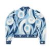 Picture of PRE ORDER A Dee Twilight Twirls Lizzy Swirl Print Bomber - Powder Blue