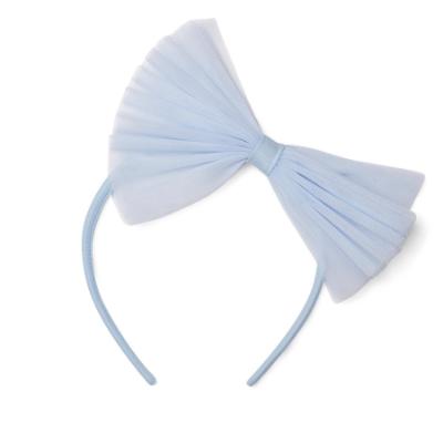 Picture of PRE ORDER A Dee Twilight Twirls Lennon Tulle Bow Hairband - Powder Blue
