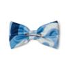 Picture of PRE ORDER A Dee Twilight Twirls Leighton Swirl Print Bow Hair Clip - Powder Blue