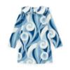 Picture of PRE ORDER A Dee Twilight Twirls Nora Swirl Print Jersey Dress - Powder Blue