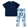 Picture of PRE ORDER A Dee Twilight Twirls Mimi Short Sleeve Legging Set X 2 - Powder Blue