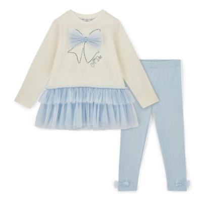 Picture of PRE ORDER A Dee Twilight Twirls Mila Tulle Legging Set X 2 - Vintage White