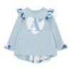 Picture of PRE ORDER A Dee Twilight Twirls Nina Swirl Print Legging Set X 2 - Powder Blue