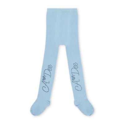 Picture of PRE ORDER A Dee Twilight Twirls Lumi Diamante A*Dee Logo Tights - Powder Blue