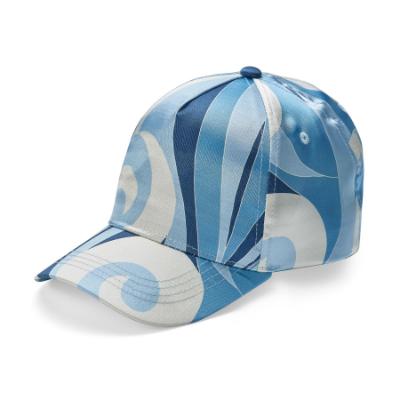 Picture of PRE ORDER A Dee Twilight Twirls Nancy Swirl Print Cap - Powder Blue