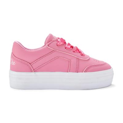 Picture of PRE ORDER A Dee Patty Platform Trainer Ribbon Laces - Peony Pink