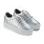 Picture of A Dee Patty Platform Trainer Ribbon Laces - Silver