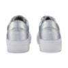 Picture of PRE ORDER A Dee Patty Platform Trainer Ribbon Laces - Silver