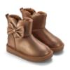 Picture of PRE ORDER A Dee Bowtiful Faux Suede Boot Bow Detail - Chocolate Brown