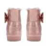 Picture of PRE ORDER A Dee Bowtiful Faux Suede Boot Bow Detail - Pink Fairy
