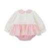 Picture of PRE ORDER Little A Baby Girls Cute As A Cupcake Kimberly Tulle Romper - Pink Fairy