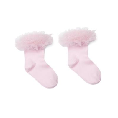 Picture of PRE ORDER Little A Baby Girls Cute As A Cupcake Karla Tulle Frill Ankle Sock - Pink Fairy