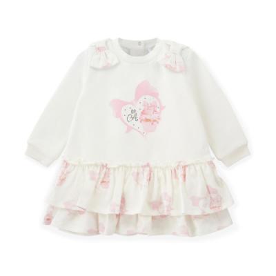 Picture of PRE ORDER Little A Baby Girls Cute As A Cupcake Juliet Cupcake Print Frill Dress - Snow White