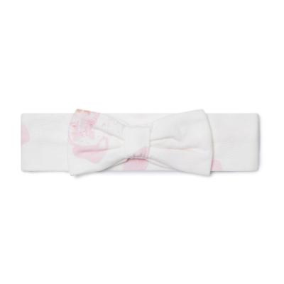 Picture of PRE ORDER Little A Baby Girls Cute As A Cupcake Katalina Bow Headband - Snow White
