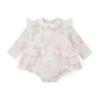 Picture of PRE ORDER Little A Baby Girls Cute As A Cupcake Journey Cupcake Print Romper - Snow White