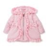 Picture of PRE ORDER Little A Baby Girls Cute As A Cupcake Kaia Heart Embroidery Puff Hooded Jacket - Pink Fairy