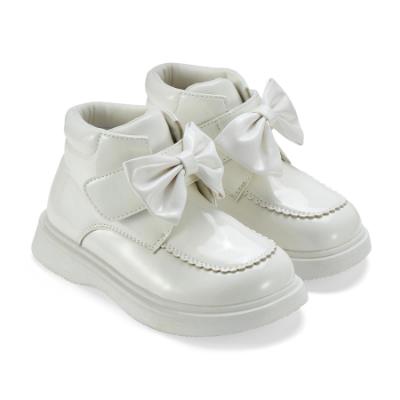 Picture of Little A Baby Girls Cute As A Cupcake Bowe Bow Boot - Snow White