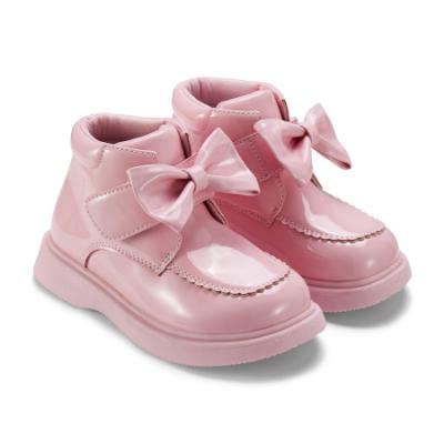 Picture of PRE ORDER Little A Baby Girls Cute As A Cupcake Bowe Bow Boot - Pink Fairy