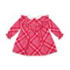 Picture of PRE ORDER Little A Baby Girls Little Bows Kylie Check Dress - Vibrant Red