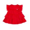 Picture of PRE ORDER Little A Baby Girls Little Bows Khloe Tulle Frill Dress - Vibrant Red
