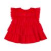 Picture of PRE ORDER Little A Baby Girls Little Bows Khloe Tulle Frill Dress - Vibrant Red