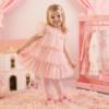 Picture of PRE ORDER Little A Baby Girls Cute As A Cupcake Khloe Tulle Frill Dress - Pink Fairy