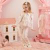 Picture of PRE ORDER Little A Baby Girls Cute As A Cupcake Jasmine Bow Frill Tracksuit - Snow White