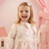 Picture of PRE ORDER Little A Baby Girls Cute As A Cupcake Jasmine Bow Frill Tracksuit - Snow White