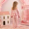 Picture of PRE ORDER Little A Baby Girls Cute As A Cupcake Jasmine Bow Frill Tracksuit - Pink Fairy
