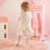 Picture of PRE ORDER Little A Baby Girls Cute As A Cupcake Juliet Cupcake Print Frill Dress - Snow White