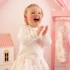 Picture of PRE ORDER Little A Baby Girls Cute As A Cupcake Juliet Cupcake Print Frill Dress - Snow White