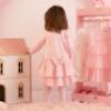 Picture of PRE ORDER Little A Baby Girls Cute As A Cupcake Juniper Sweat Frill Dress - Pink Fairy