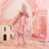 Picture of Little A Baby Girls Cute As A Cupcake Kamila Knitted Lurex Pom Pom Hat -  Pink Fairy