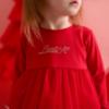 Picture of PRE ORDER Little A Baby Girls Little Bows Kayla Tulle Legging Set - Vibrant Red